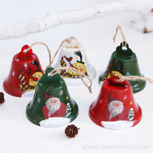 Dinner Bell   Iron Painted Christmas Tree Bell Pendant Supplies Crafts Factory